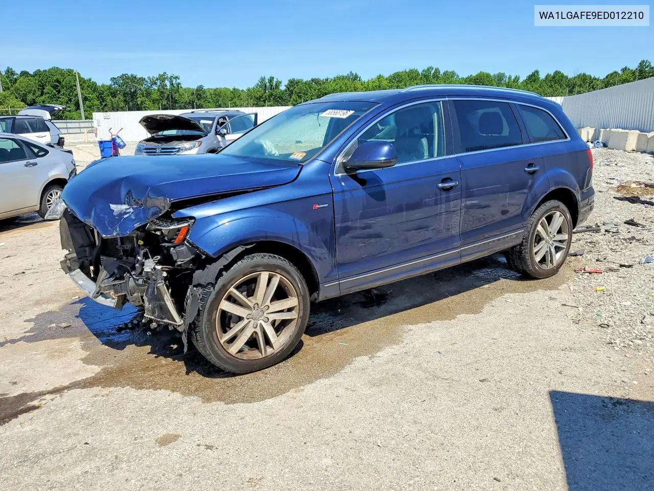 2014 Audi Q7 Premium Plus VIN: WA1LGAFE9ED012210 Lot: 58568166