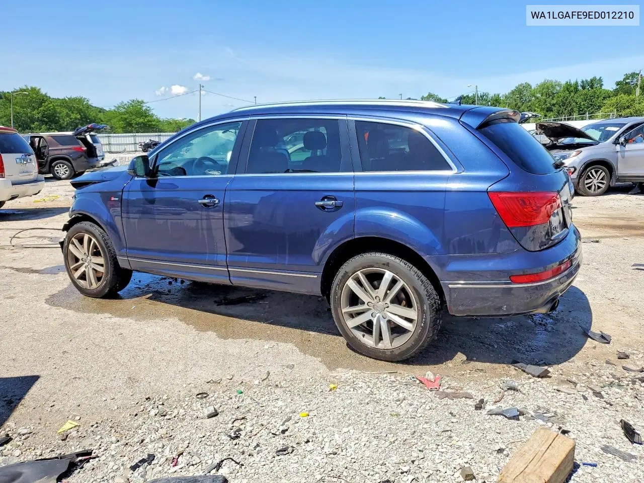 2014 Audi Q7 Premium Plus VIN: WA1LGAFE9ED012210 Lot: 58568166