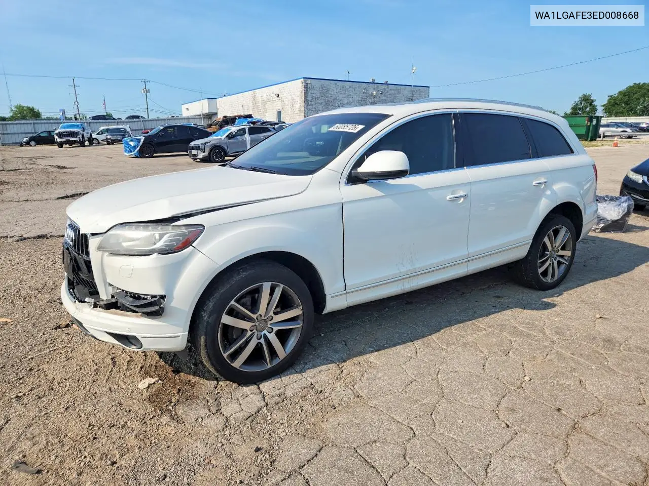 2014 Audi Q7 Premium Plus VIN: WA1LGAFE3ED008668 Lot: 60085726