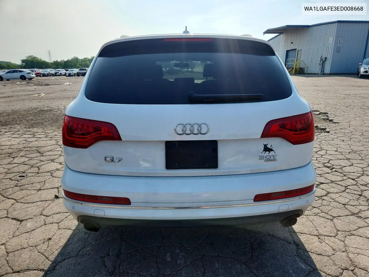 2014 Audi Q7 Premium Plus VIN: WA1LGAFE3ED008668 Lot: 60085726