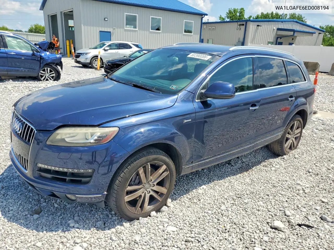 2014 Audi Q7 Premium Plus VIN: WA1LGAFE6ED008194 Lot: 60390086