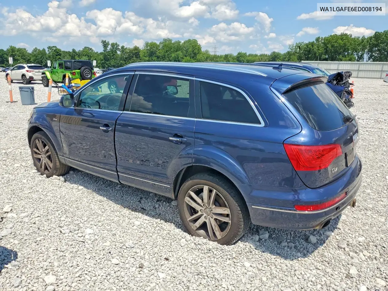 2014 Audi Q7 Premium Plus VIN: WA1LGAFE6ED008194 Lot: 60390086