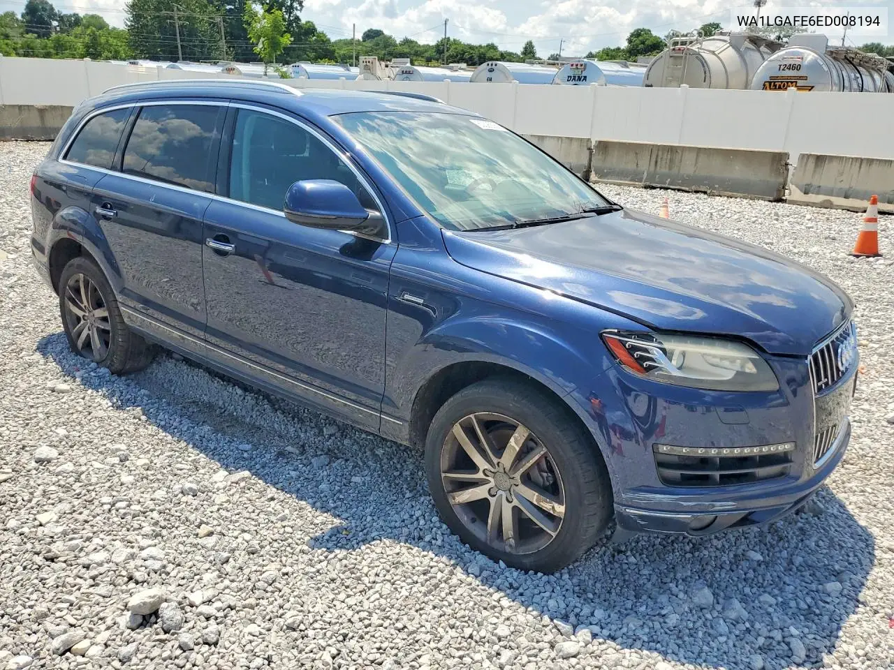 2014 Audi Q7 Premium Plus VIN: WA1LGAFE6ED008194 Lot: 60390086