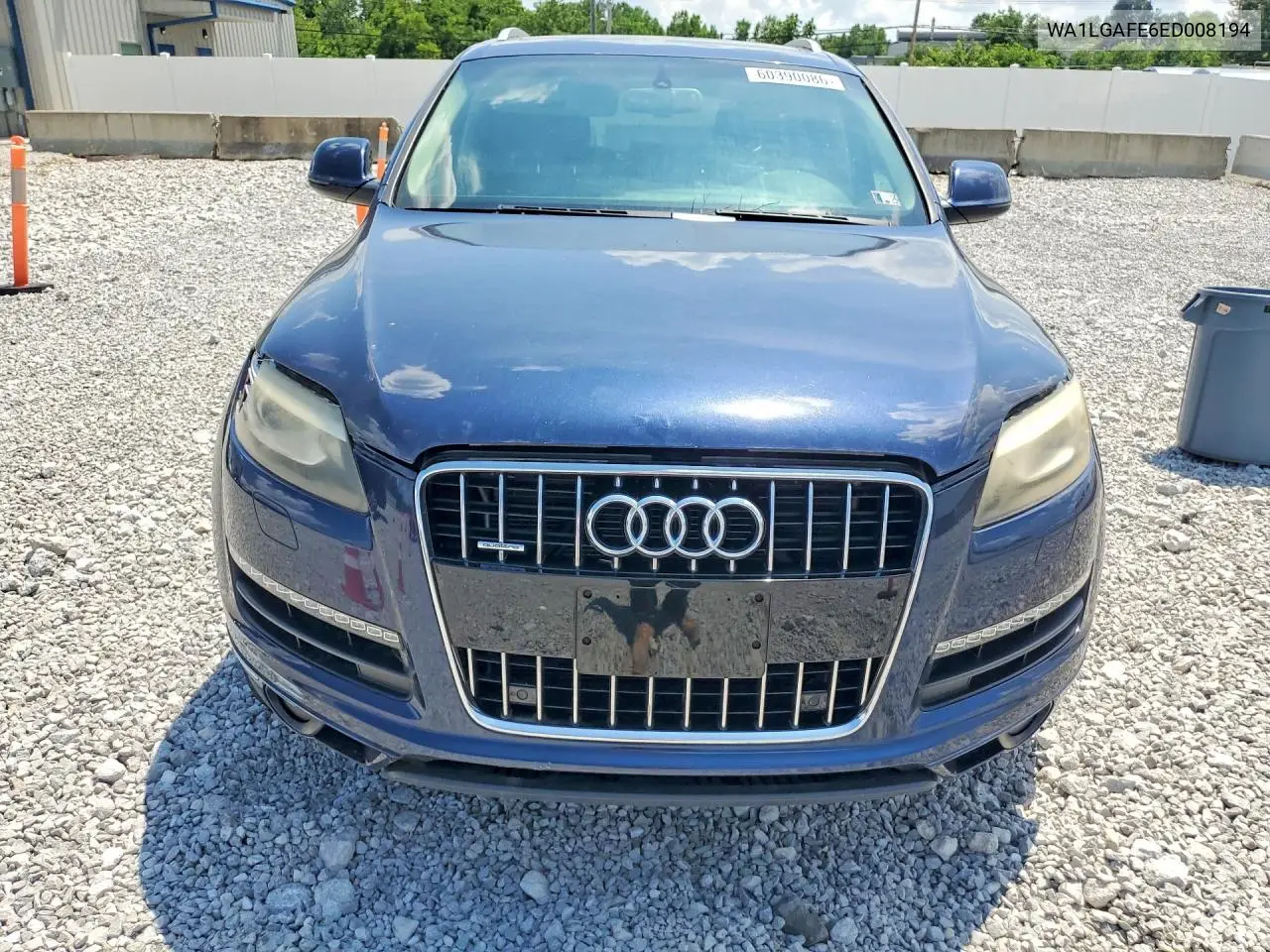 2014 Audi Q7 Premium Plus VIN: WA1LGAFE6ED008194 Lot: 60390086