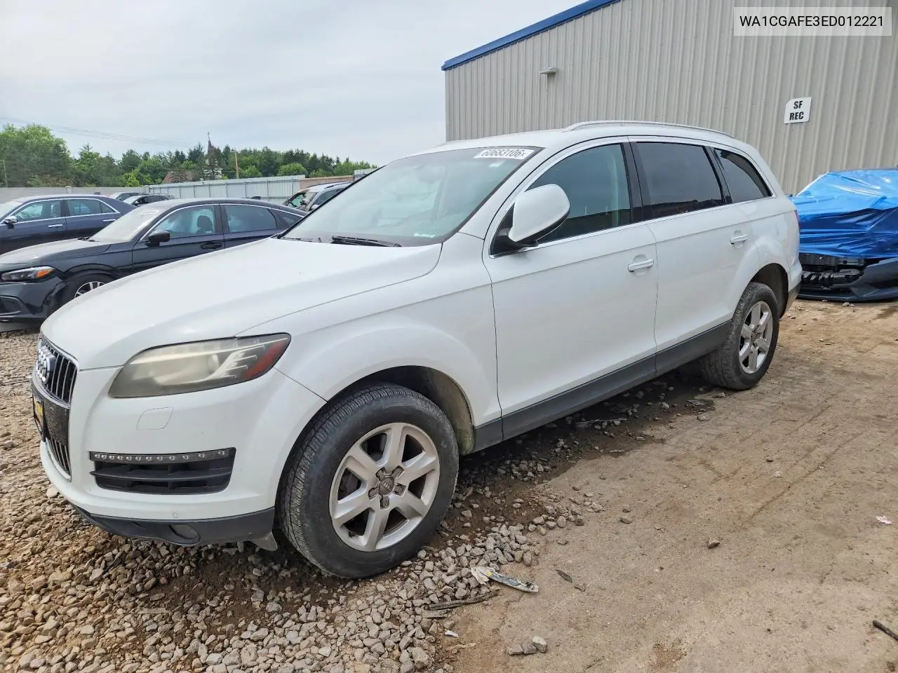 2014 Audi Q7 Premium VIN: WA1CGAFE3ED012221 Lot: 60683106