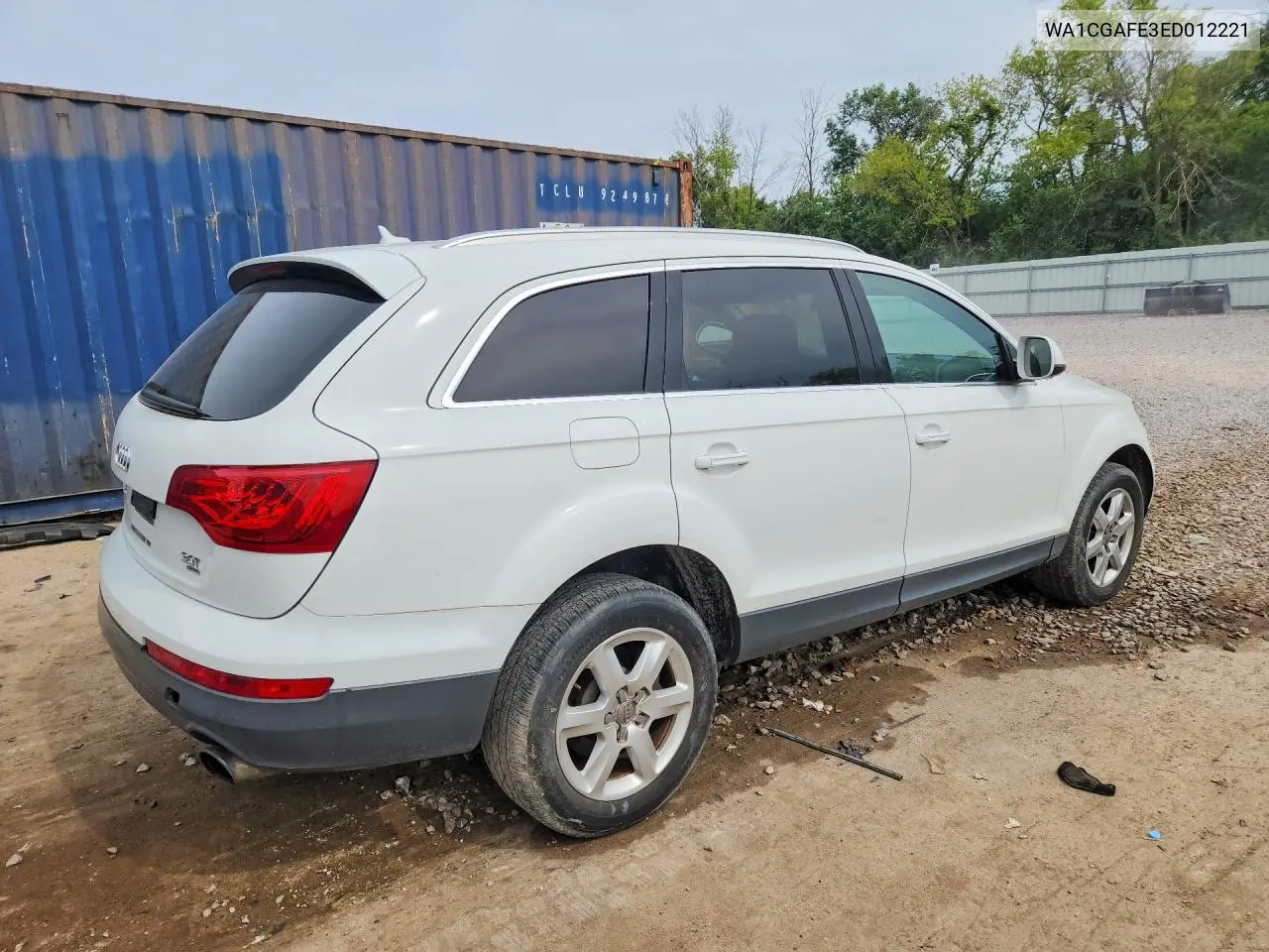 2014 Audi Q7 Premium VIN: WA1CGAFE3ED012221 Lot: 60683106
