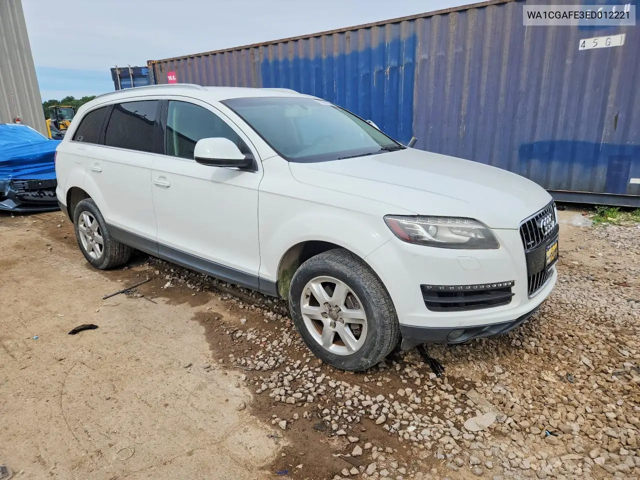 2014 Audi Q7 Premium VIN: WA1CGAFE3ED012221 Lot: 60683106