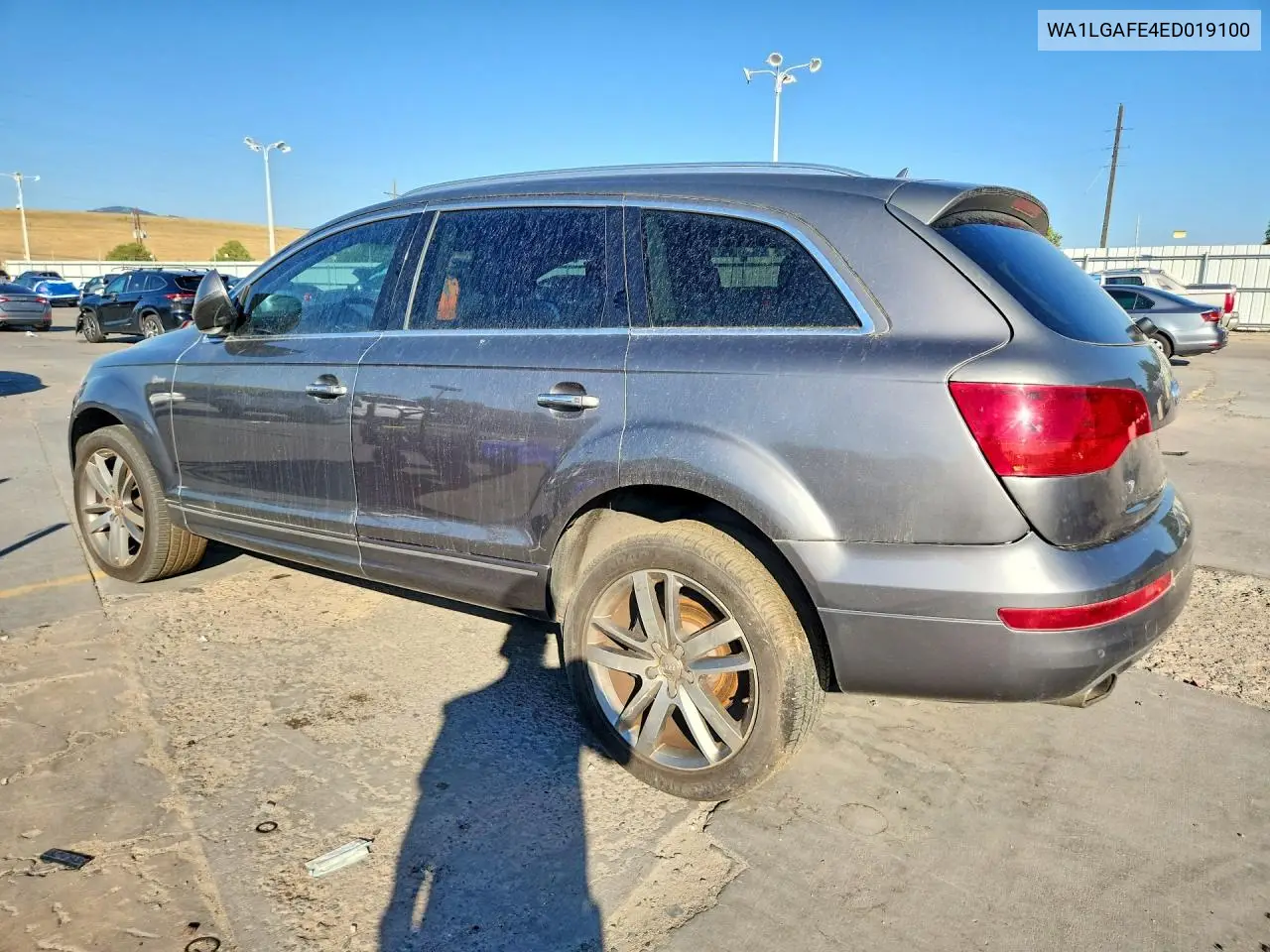 2014 Audi Q7 Premium Plus VIN: WA1LGAFE4ED019100 Lot: 60706476