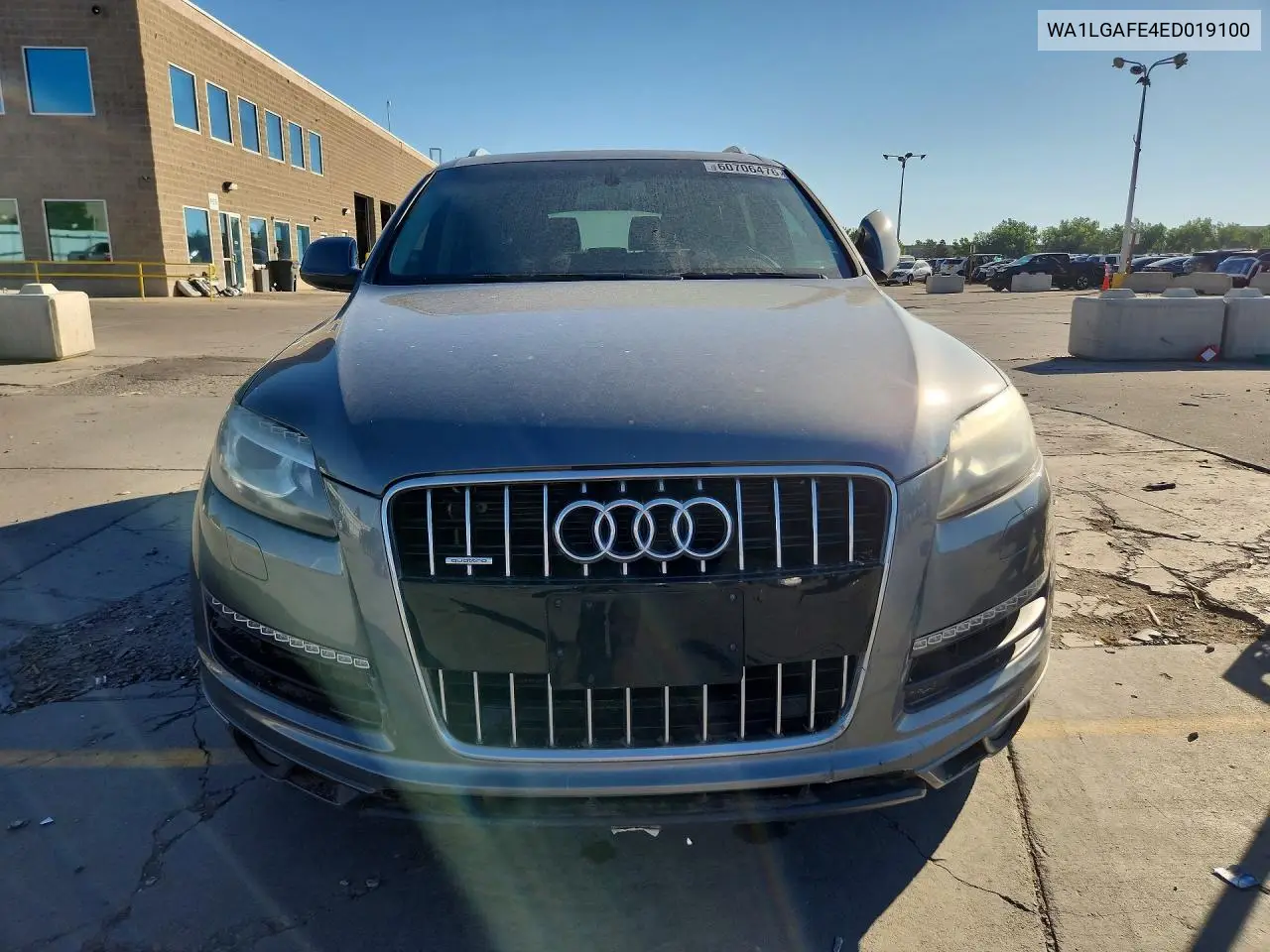 2014 Audi Q7 Premium Plus VIN: WA1LGAFE4ED019100 Lot: 60706476