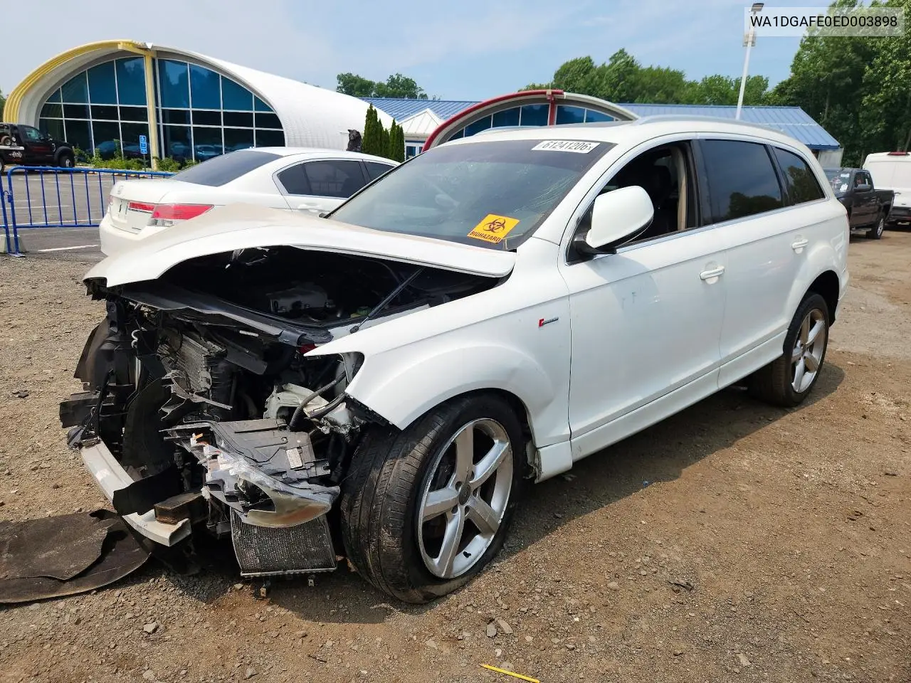 2014 Audi Q7 Prestige VIN: WA1DGAFE0ED003898 Lot: 61241206