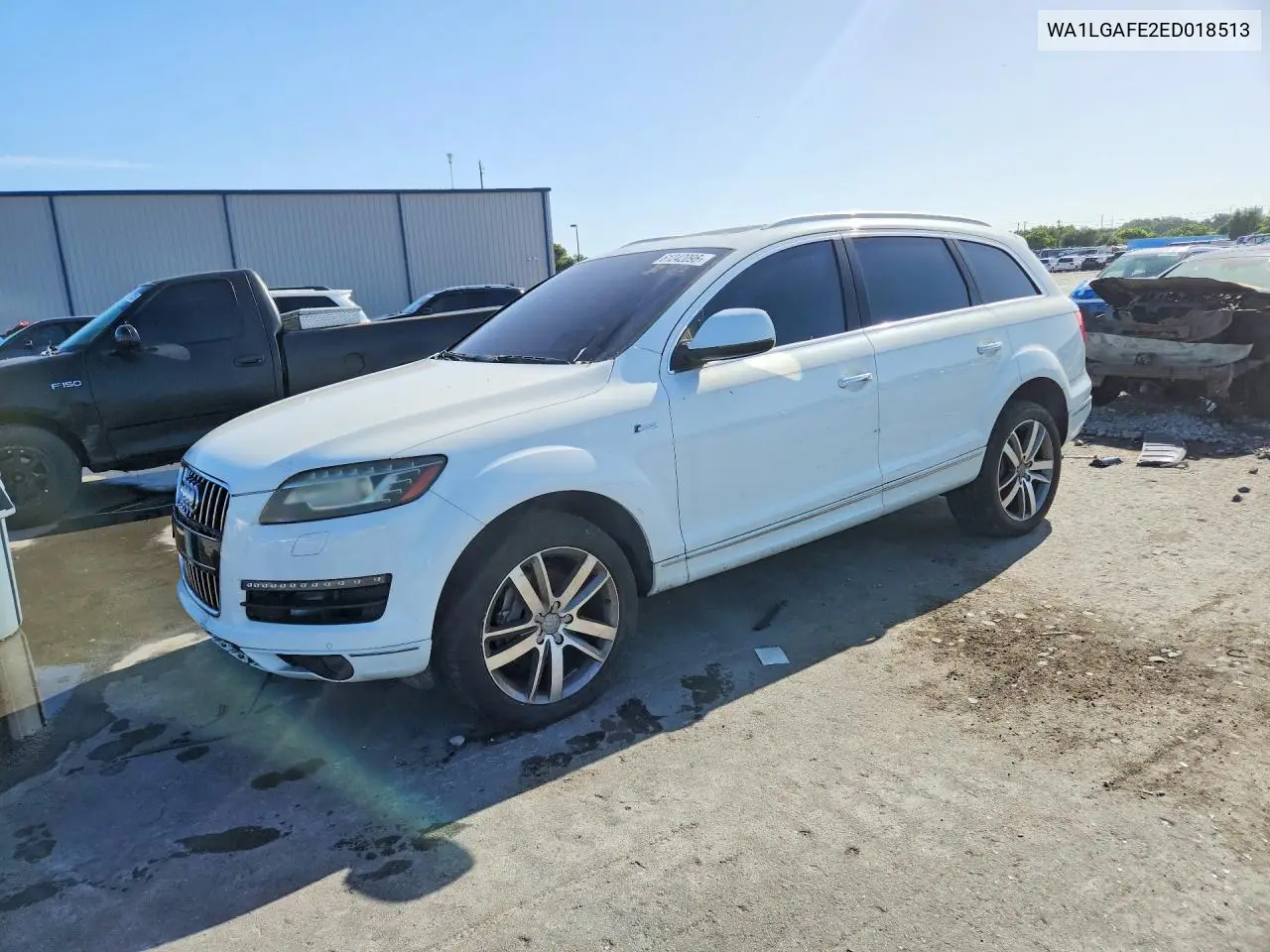 2014 Audi Q7 Premium Plus VIN: WA1LGAFE2ED018513 Lot: 61242096