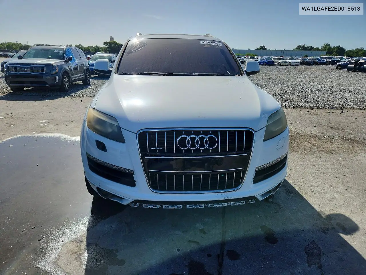 2014 Audi Q7 Premium Plus VIN: WA1LGAFE2ED018513 Lot: 61242096