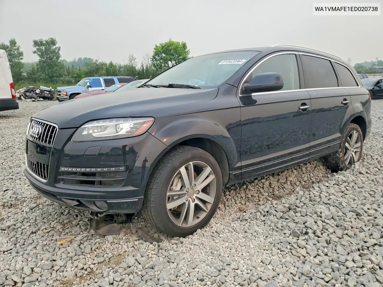 2014 Audi Q7 Prestige VIN: WA1VMAFE1ED020738 Lot: 61542096