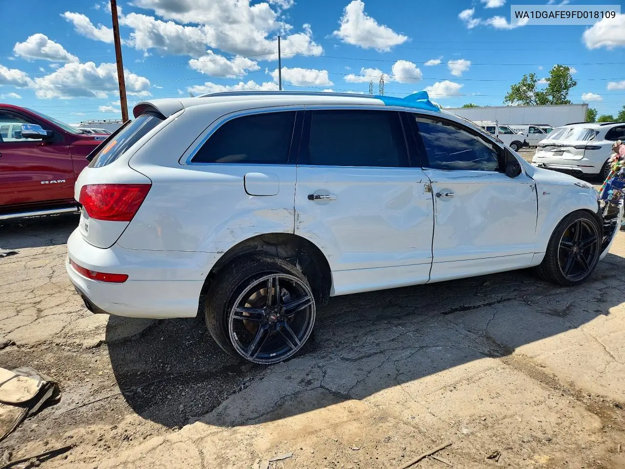 2015 Audi Q7 Prestige VIN: WA1DGAFE9FD018109 Lot: 57836526