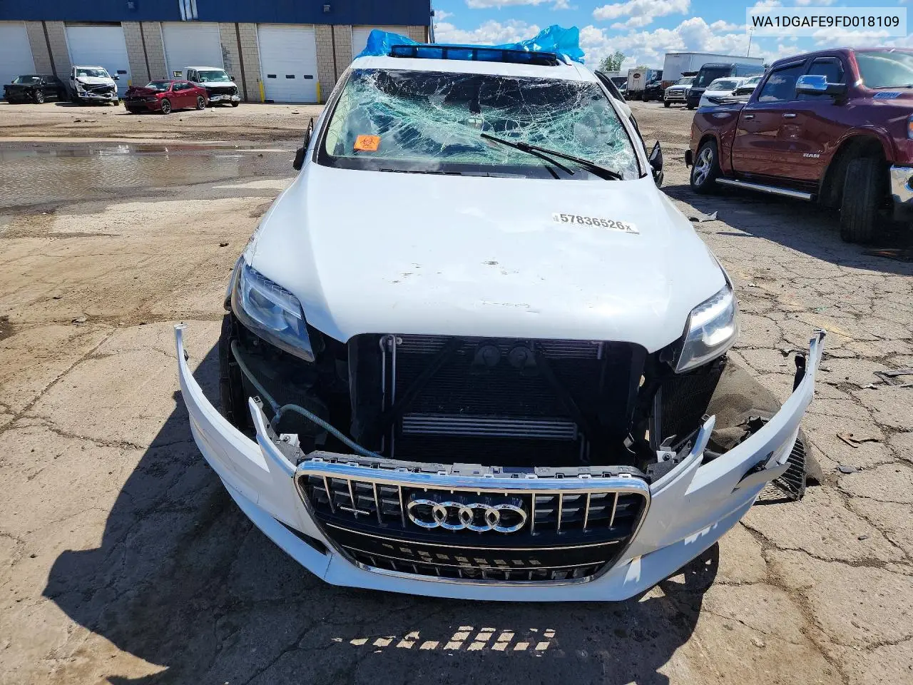2015 Audi Q7 Prestige VIN: WA1DGAFE9FD018109 Lot: 57836526