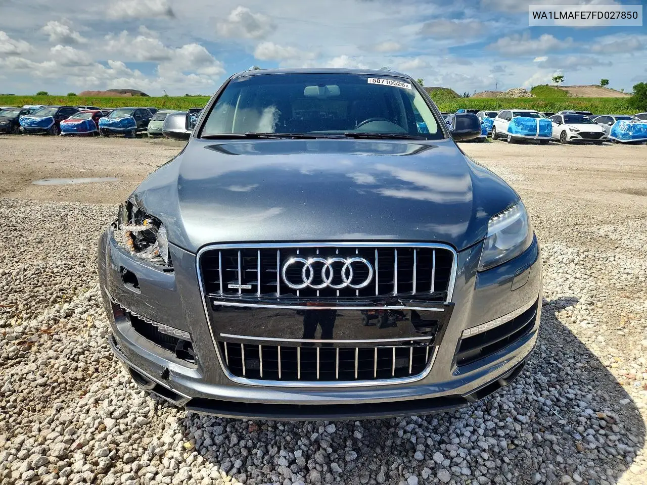 2015 Audi Q7 Tdi Premium Plus VIN: WA1LMAFE7FD027850 Lot: 58710526
