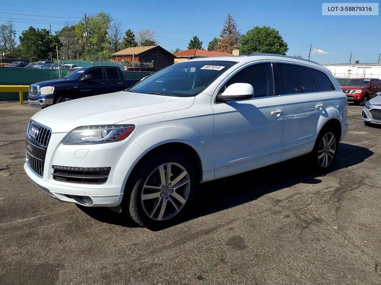 2015 Audi Q7 Premium Plus 4D S VIN: WA1LGAFE9FD001418 Lot: 58879316