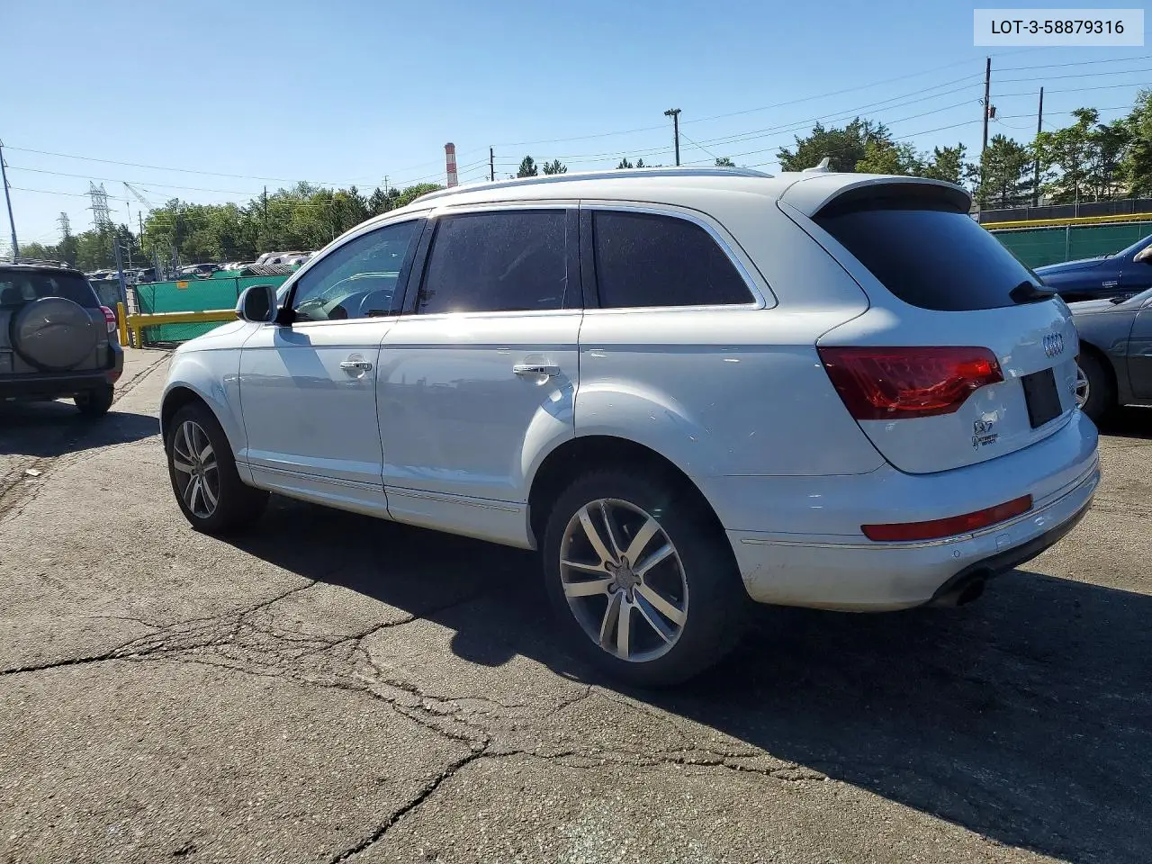 2015 Audi Q7 Premium Plus 4D S VIN: WA1LGAFE9FD001418 Lot: 58879316