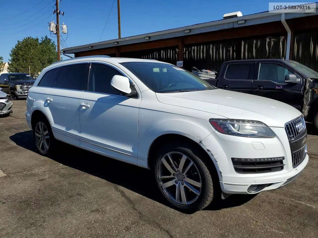2015 Audi Q7 Premium Plus 4D S VIN: WA1LGAFE9FD001418 Lot: 58879316