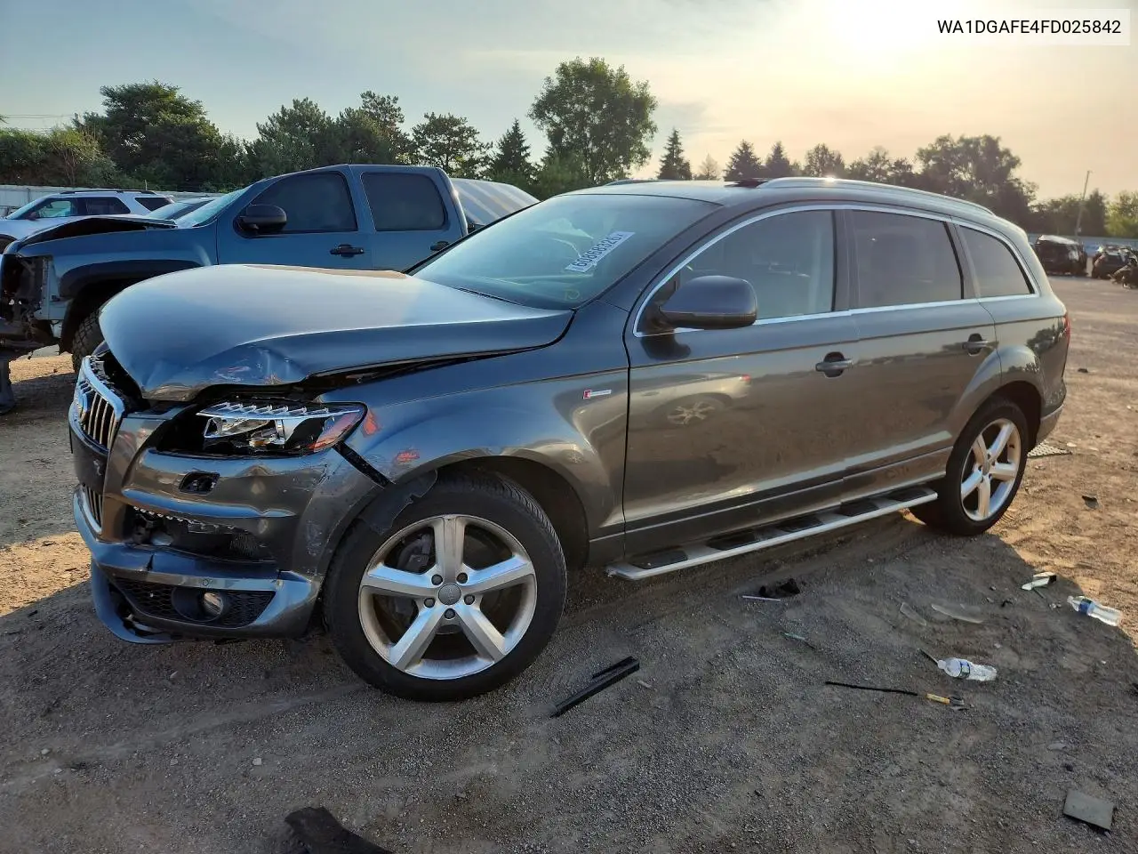 2015 Audi Q7 Prestige VIN: WA1DGAFE4FD025842 Lot: 60868326