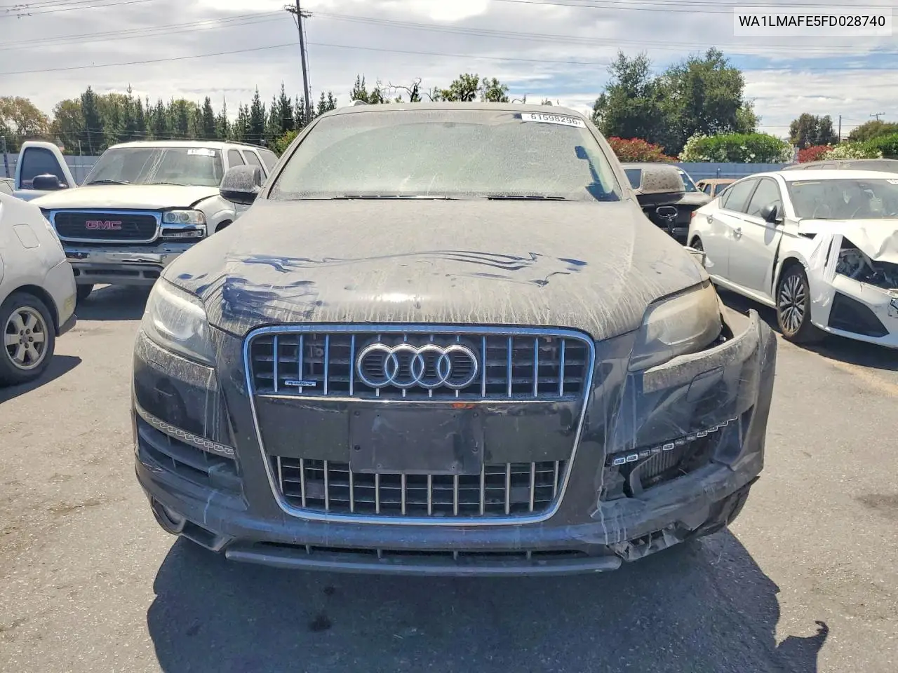 2015 Audi Q7 Tdi Premium Plus VIN: WA1LMAFE5FD028740 Lot: 61598296