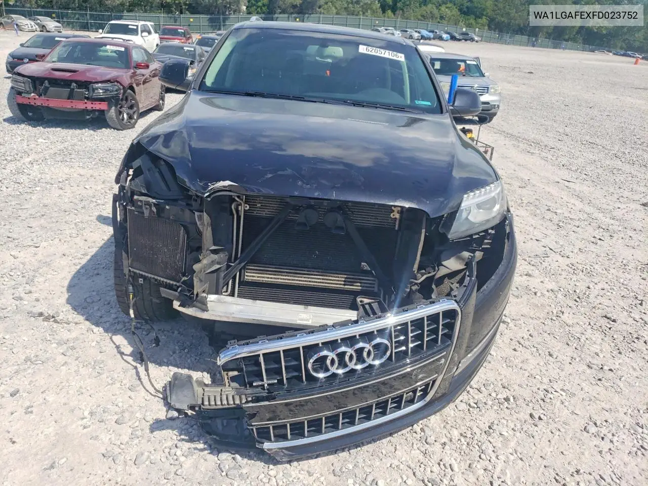 2015 Audi Q7 Premium Plus VIN: WA1LGAFEXFD023752 Lot: 62057106