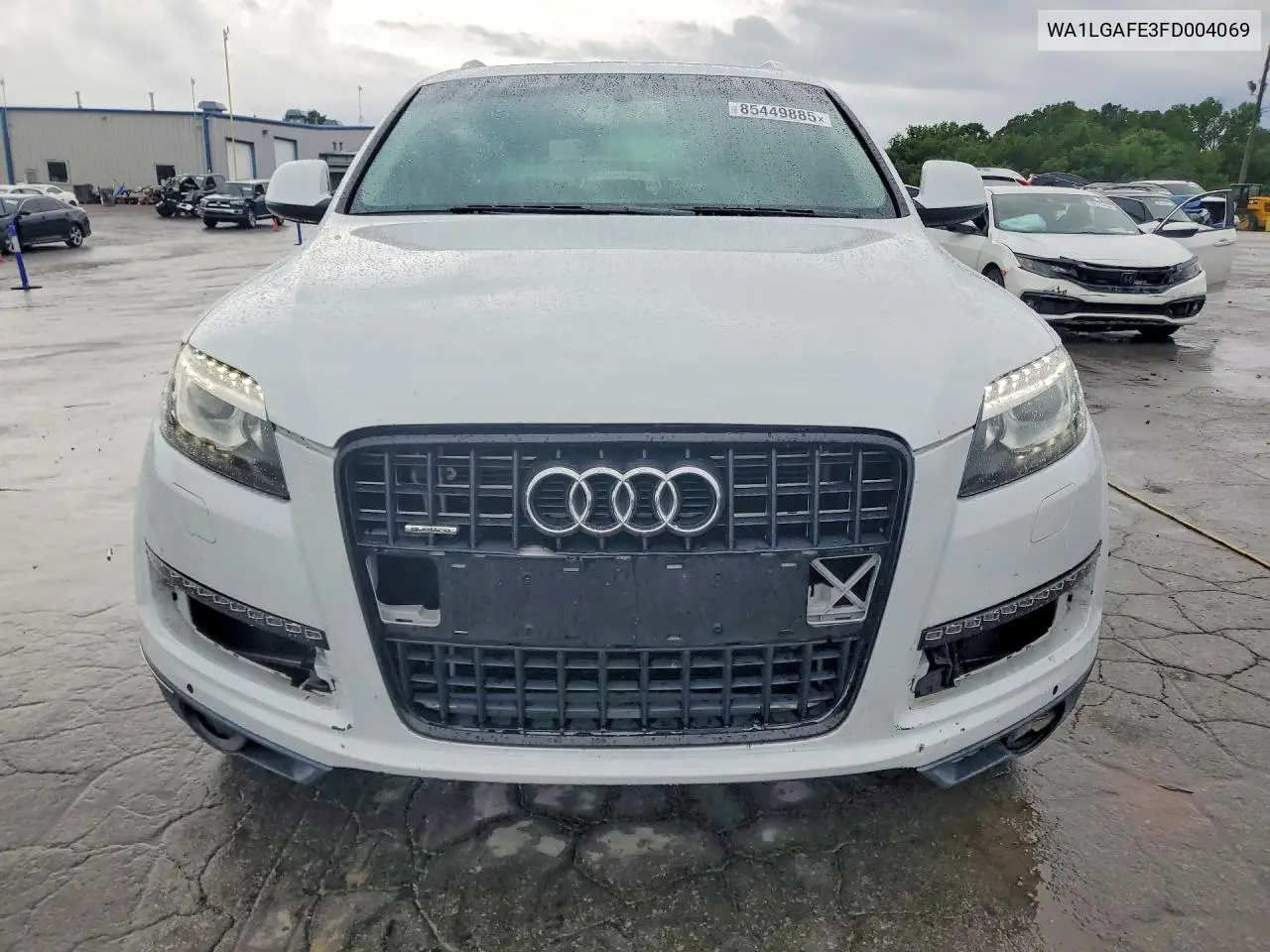 2015 Audi Q7 Premium Plus VIN: WA1LGAFE3FD004069 Lot: 85449885