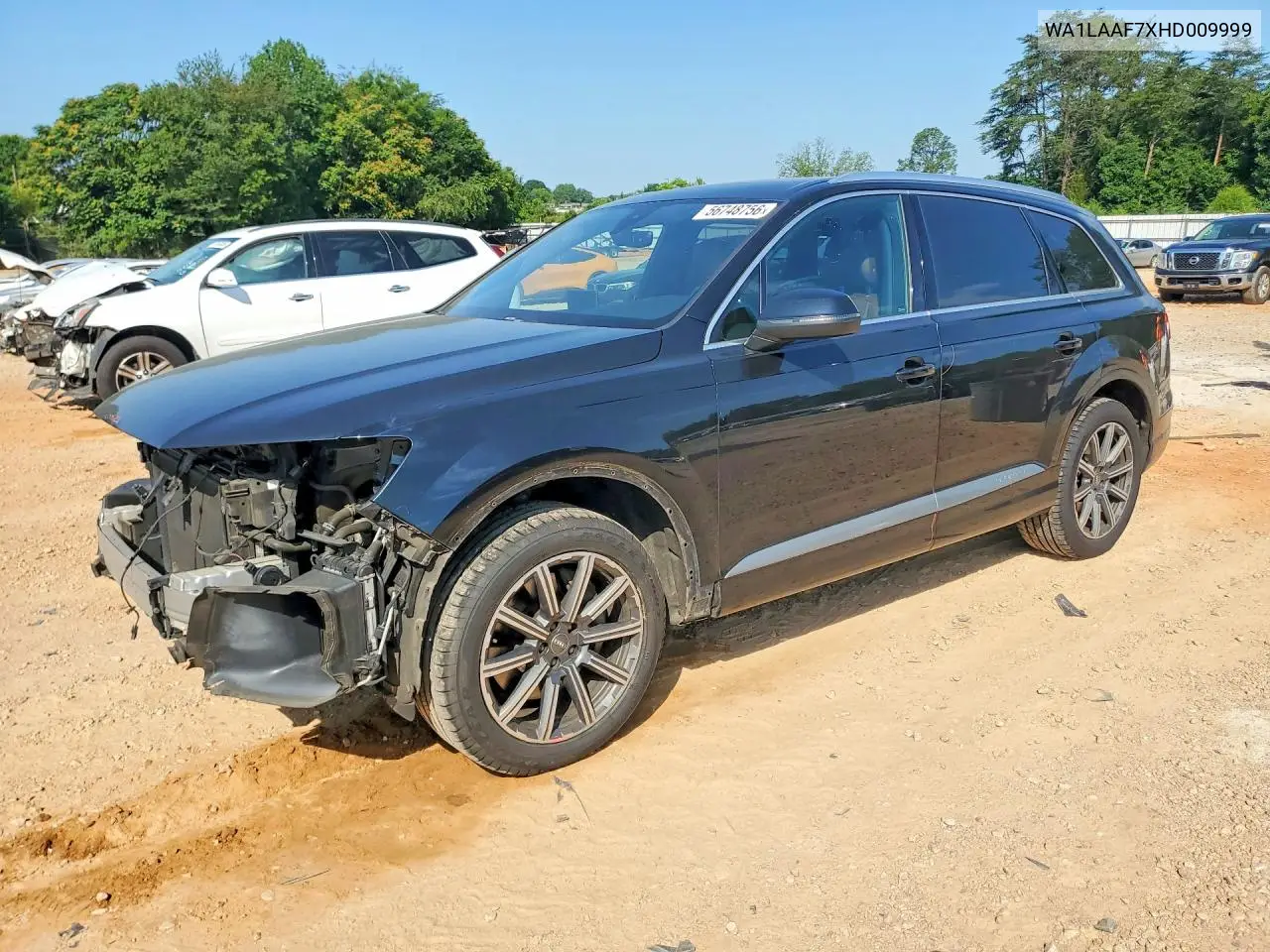 2017 Audi Q7 VIN: WA1LAAF7XHD009999 Lot: 56748756