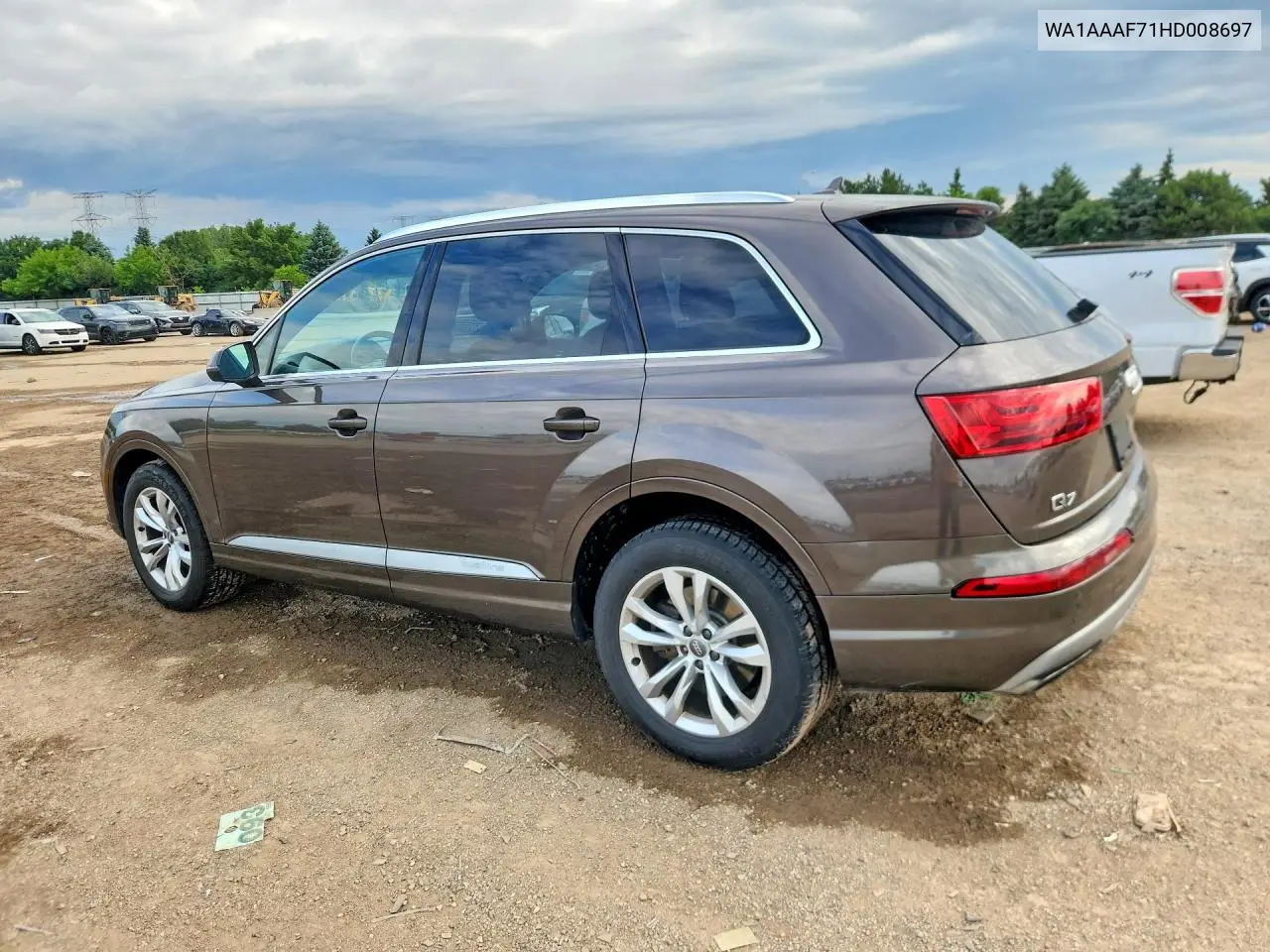 2017 Audi Q7 Premium VIN: WA1AAAF71HD008697 Lot: 58212806