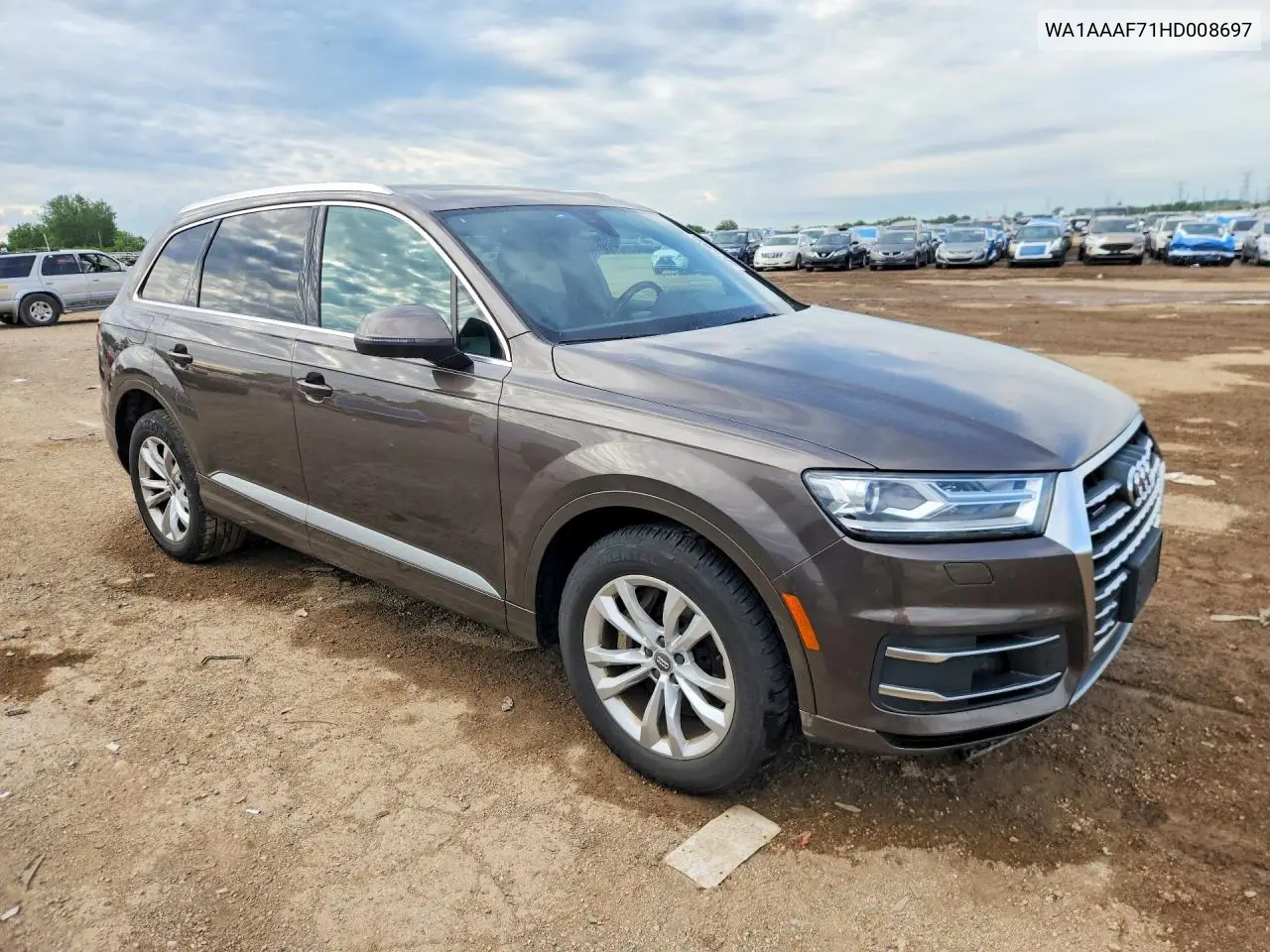 2017 Audi Q7 Premium VIN: WA1AAAF71HD008697 Lot: 58212806