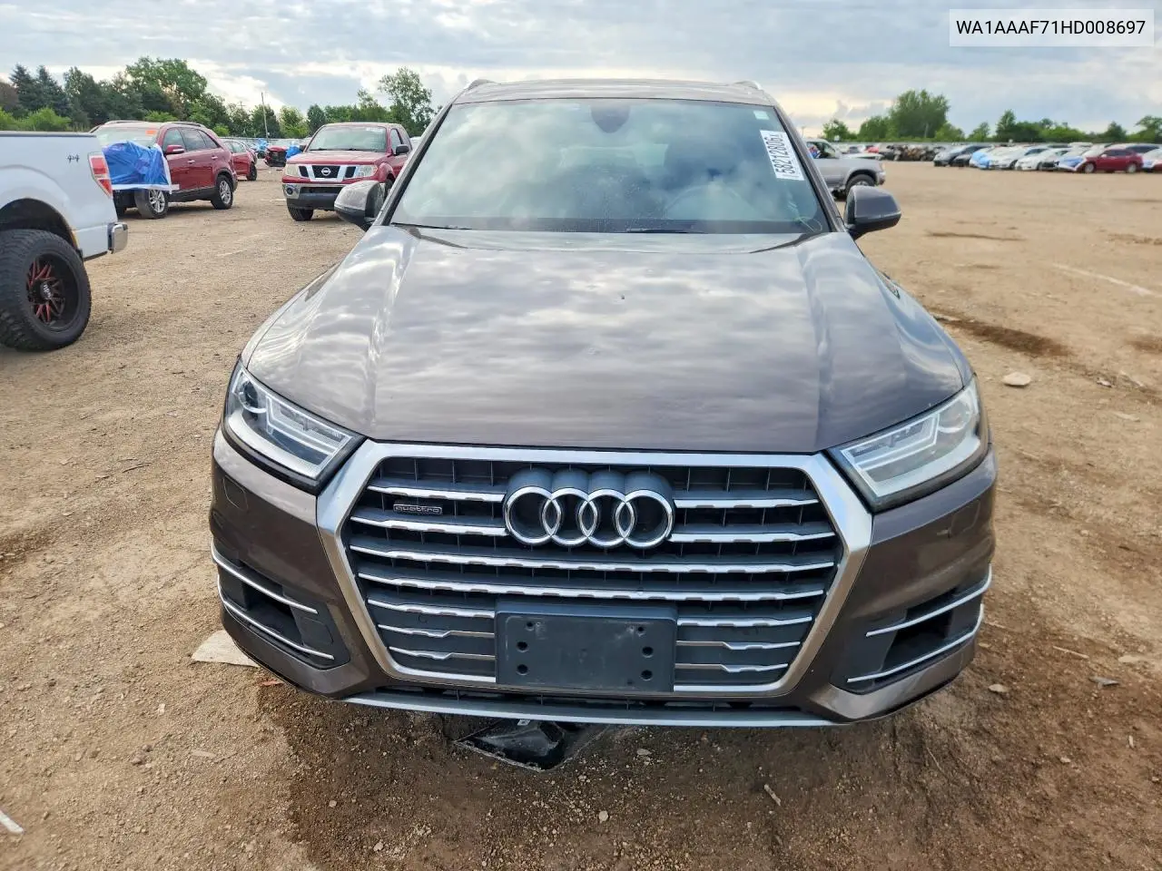 2017 Audi Q7 Premium VIN: WA1AAAF71HD008697 Lot: 58212806