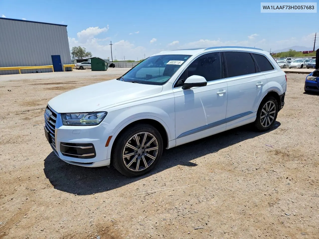 2017 Audi Q7 Premium Plus VIN: WA1LAAF73HD057683 Lot: 58836116