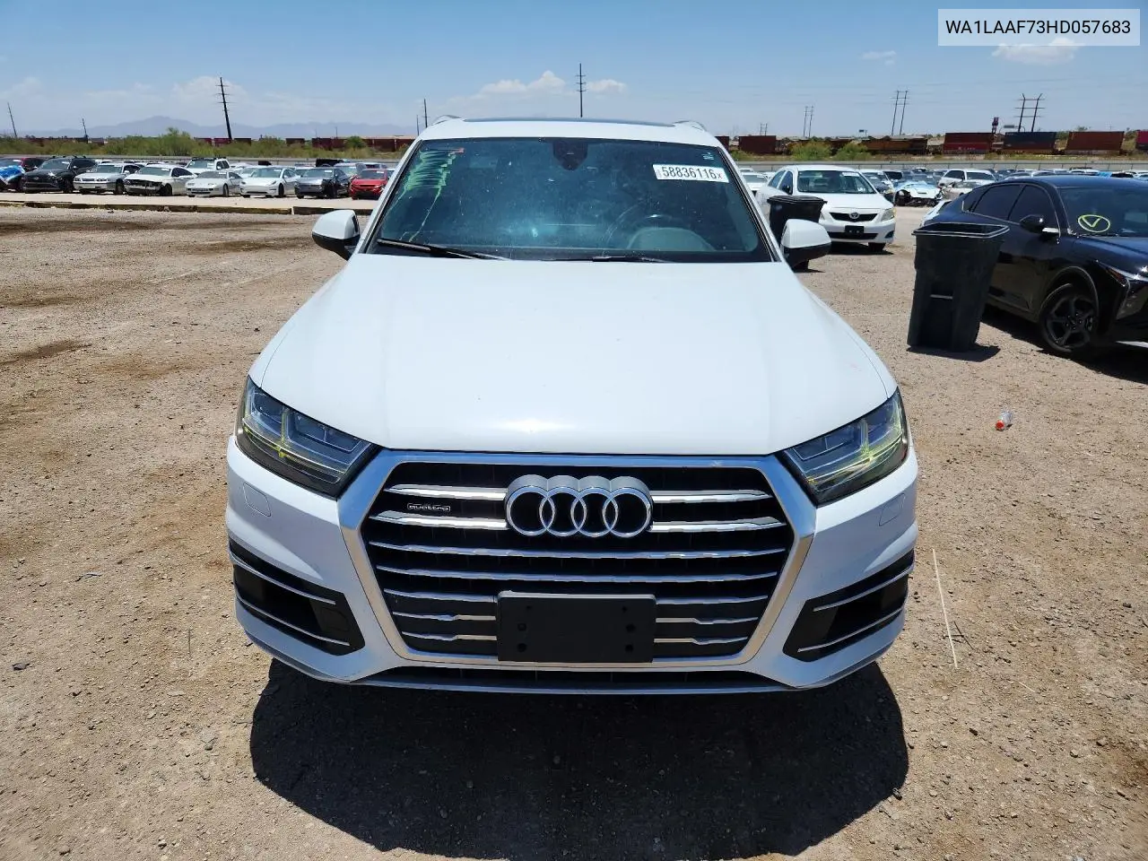 2017 Audi Q7 Premium Plus VIN: WA1LAAF73HD057683 Lot: 58836116