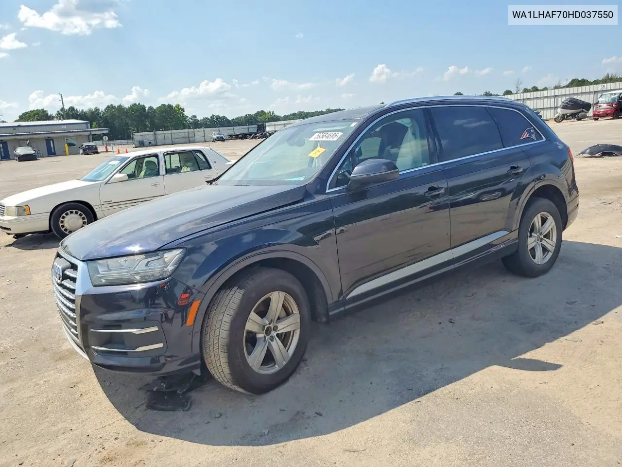 2017 Audi Q7 Premium Plus VIN: WA1LHAF70HD037550 Lot: 59584896