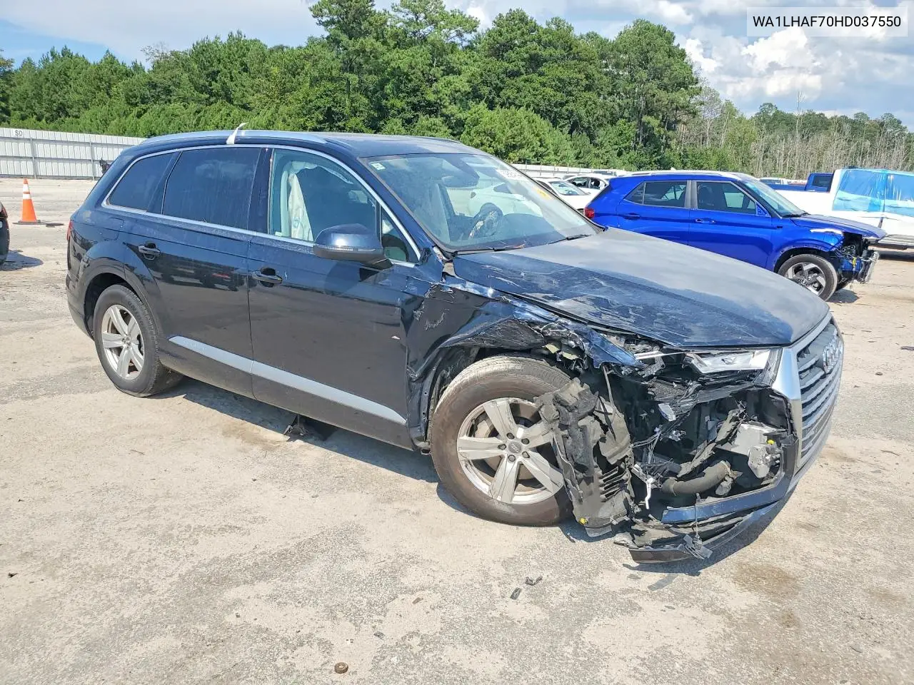 2017 Audi Q7 Premium Plus VIN: WA1LHAF70HD037550 Lot: 59584896