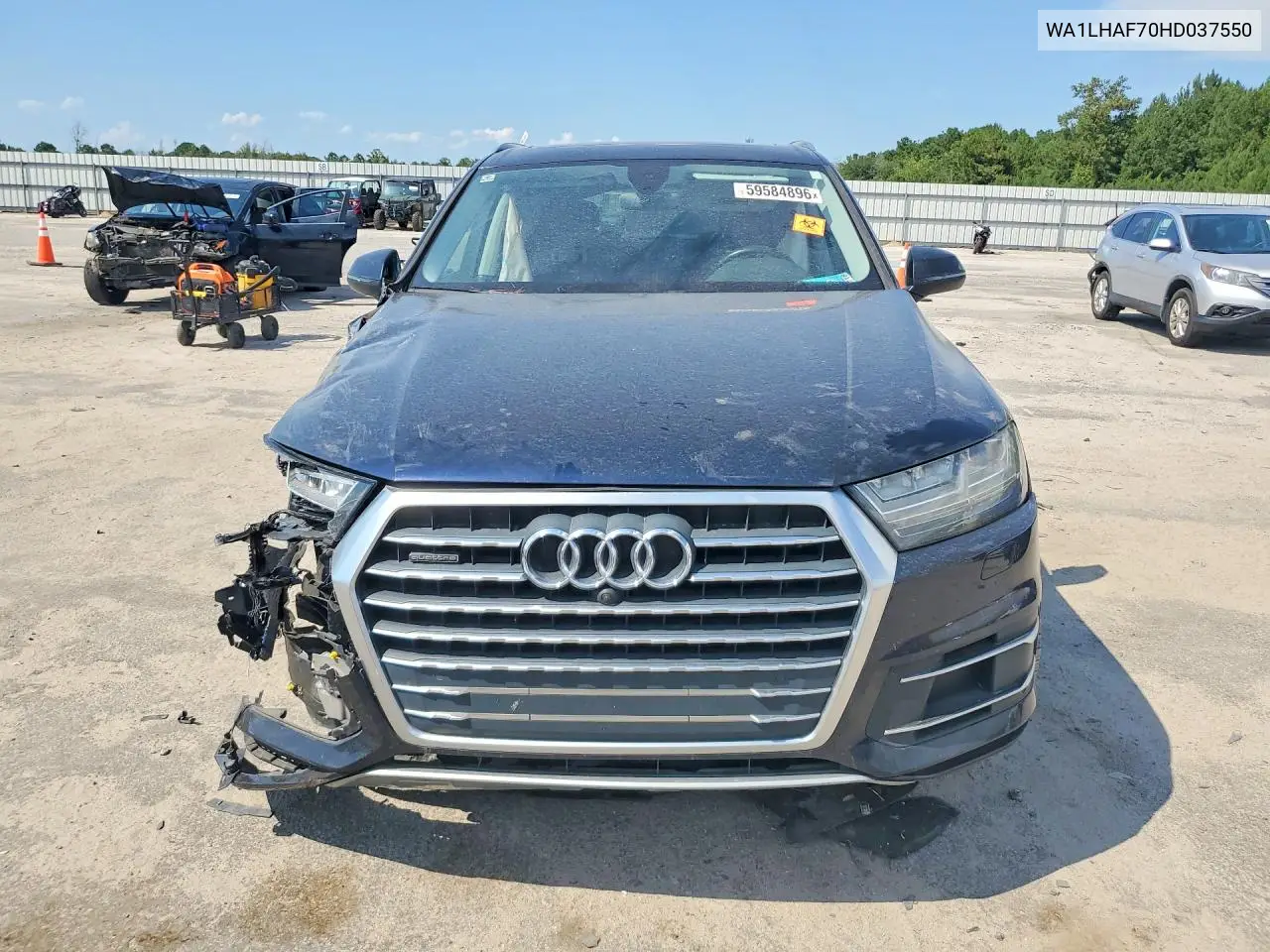 2017 Audi Q7 Premium Plus VIN: WA1LHAF70HD037550 Lot: 59584896