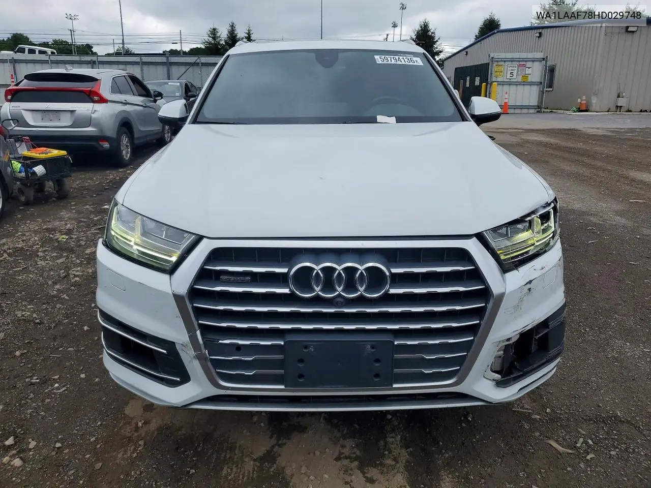 2017 Audi Q7 Premium Plus VIN: WA1LAAF78HD029748 Lot: 59794136