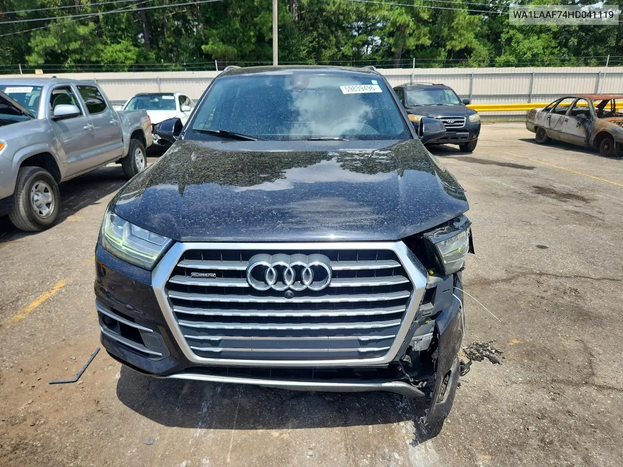 2017 Audi Q7 Premium Plus VIN: WA1LAAF74HD041119 Lot: 59839496