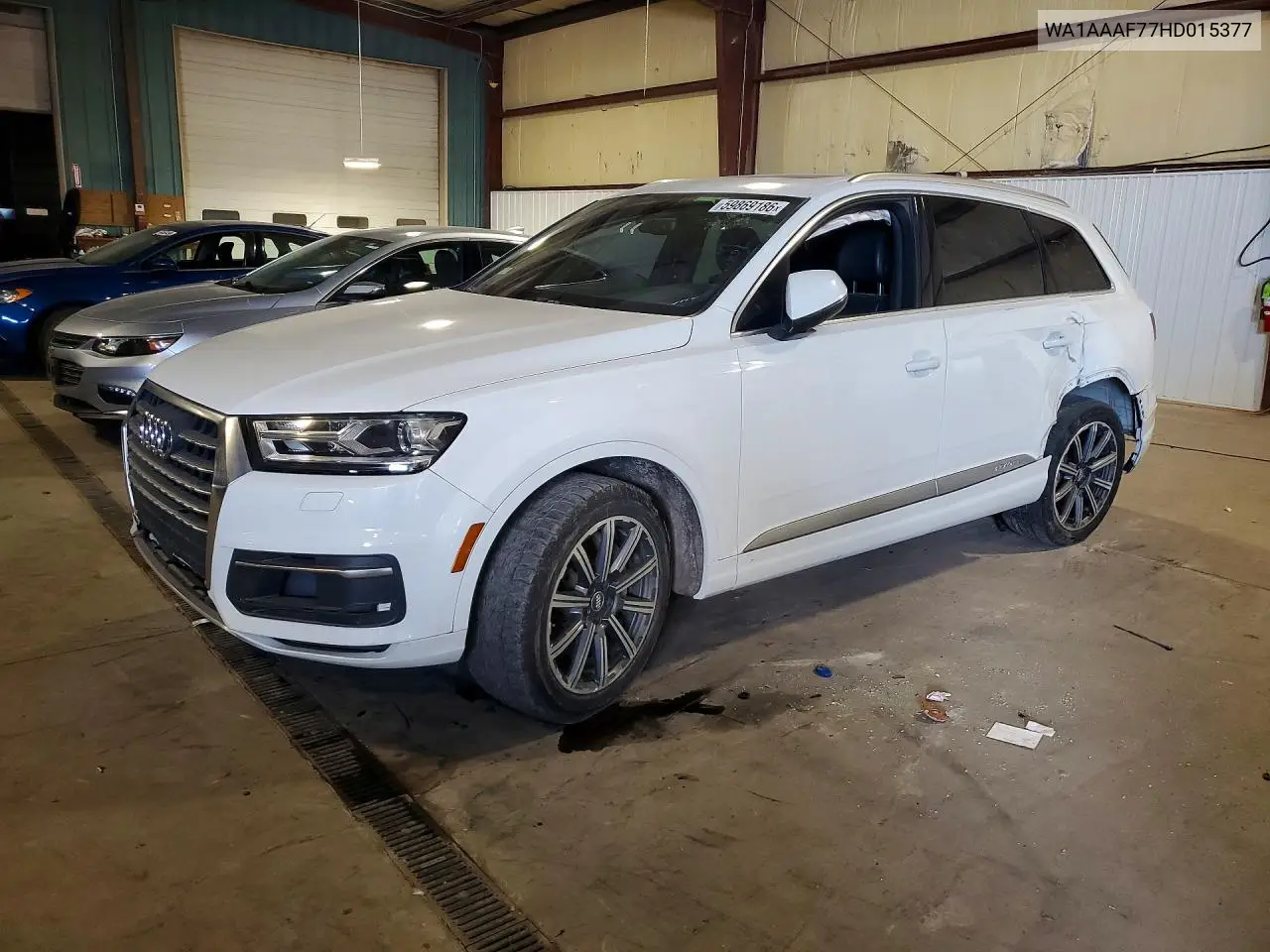 2017 Audi Q7 Premium VIN: WA1AAAF77HD015377 Lot: 59869186
