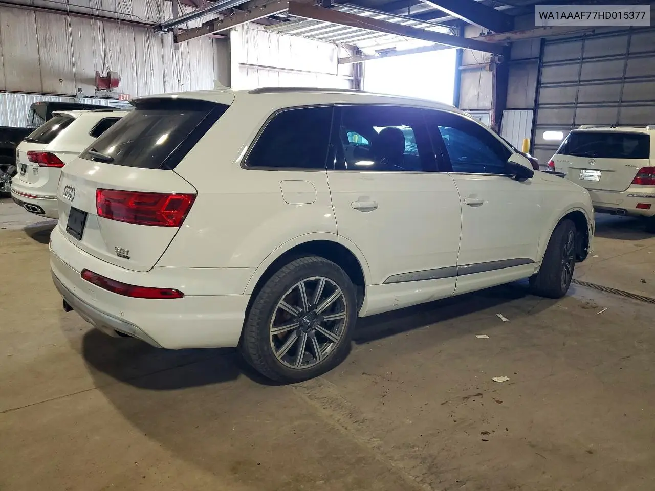 2017 Audi Q7 Premium VIN: WA1AAAF77HD015377 Lot: 59869186