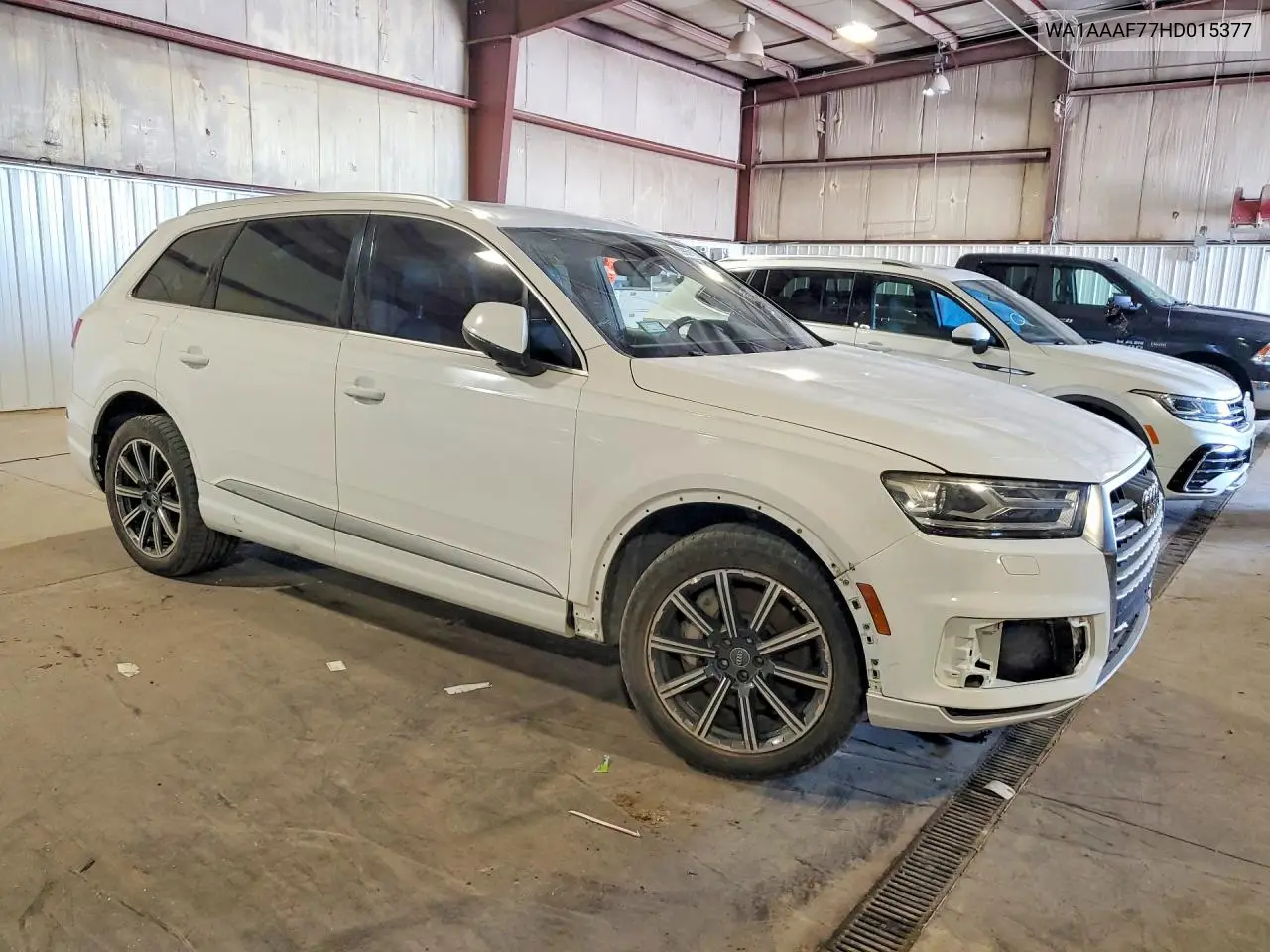2017 Audi Q7 Premium VIN: WA1AAAF77HD015377 Lot: 59869186