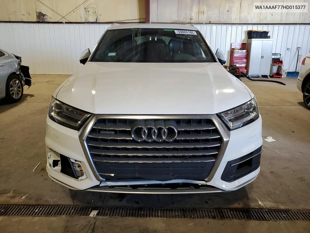 2017 Audi Q7 Premium VIN: WA1AAAF77HD015377 Lot: 59869186