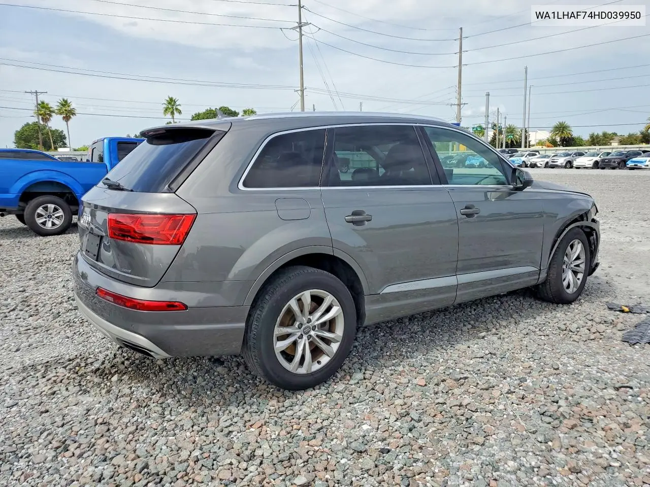 2017 Audi Q7 Premium Plus VIN: WA1LHAF74HD039950 Lot: 60668726