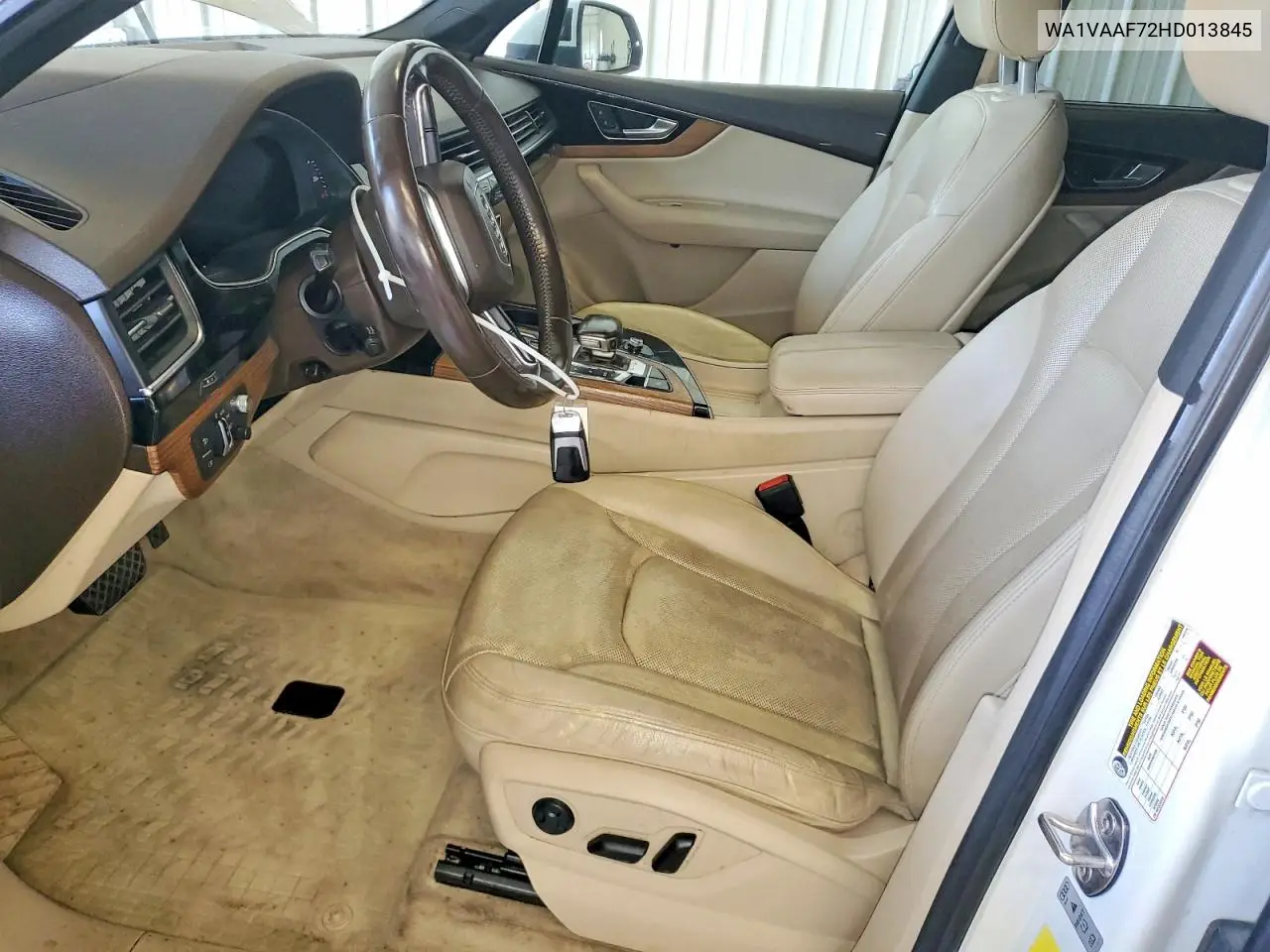 2017 Audi Q7 Prestige VIN: WA1VAAF72HD013845 Lot: 61334156