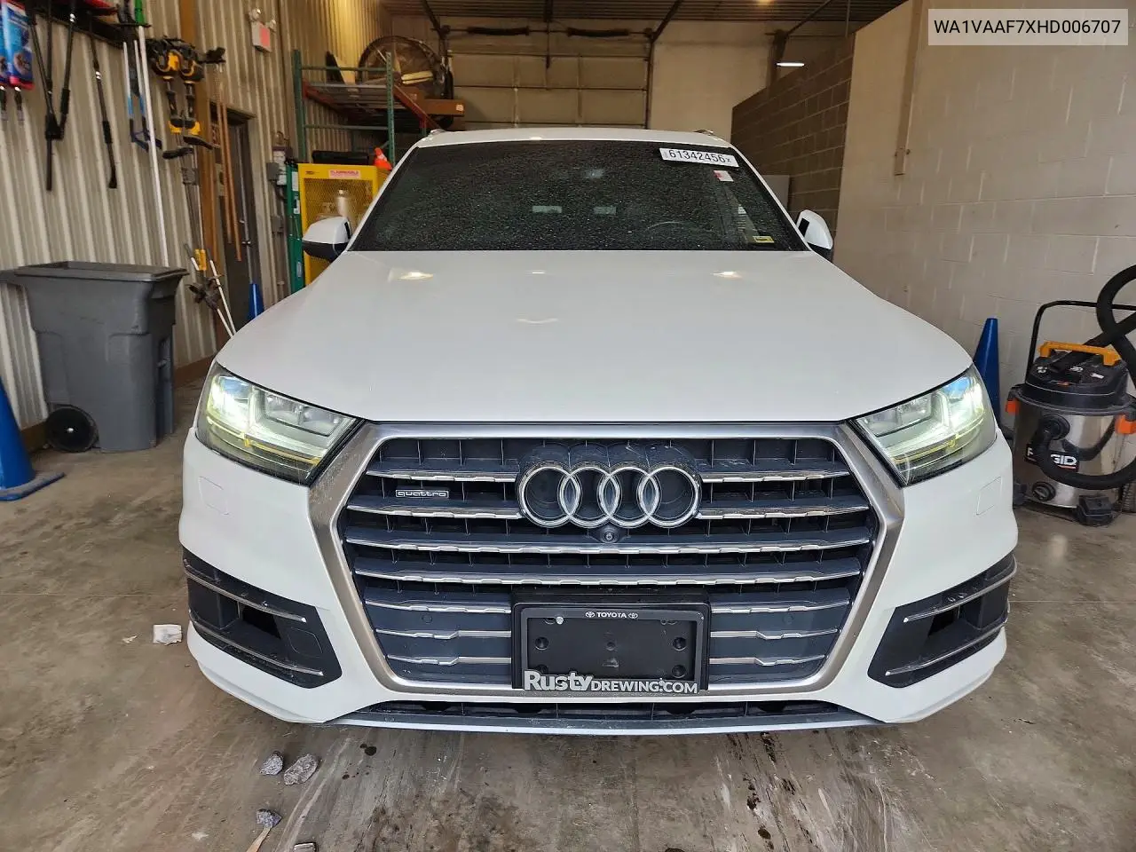 2017 Audi Q7 Prestige VIN: WA1VAAF7XHD006707 Lot: 61342456