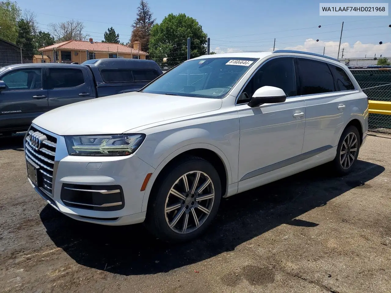 2017 Audi Q7 Premium Plus VIN: WA1LAAF74HD021968 Lot: 61606646
