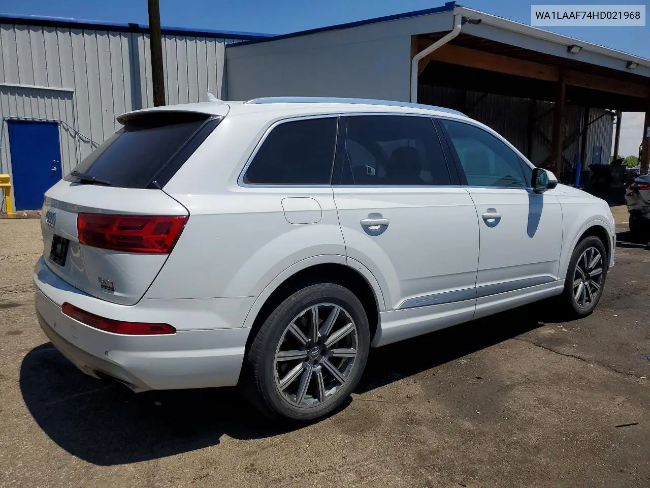 2017 Audi Q7 Premium Plus VIN: WA1LAAF74HD021968 Lot: 61606646