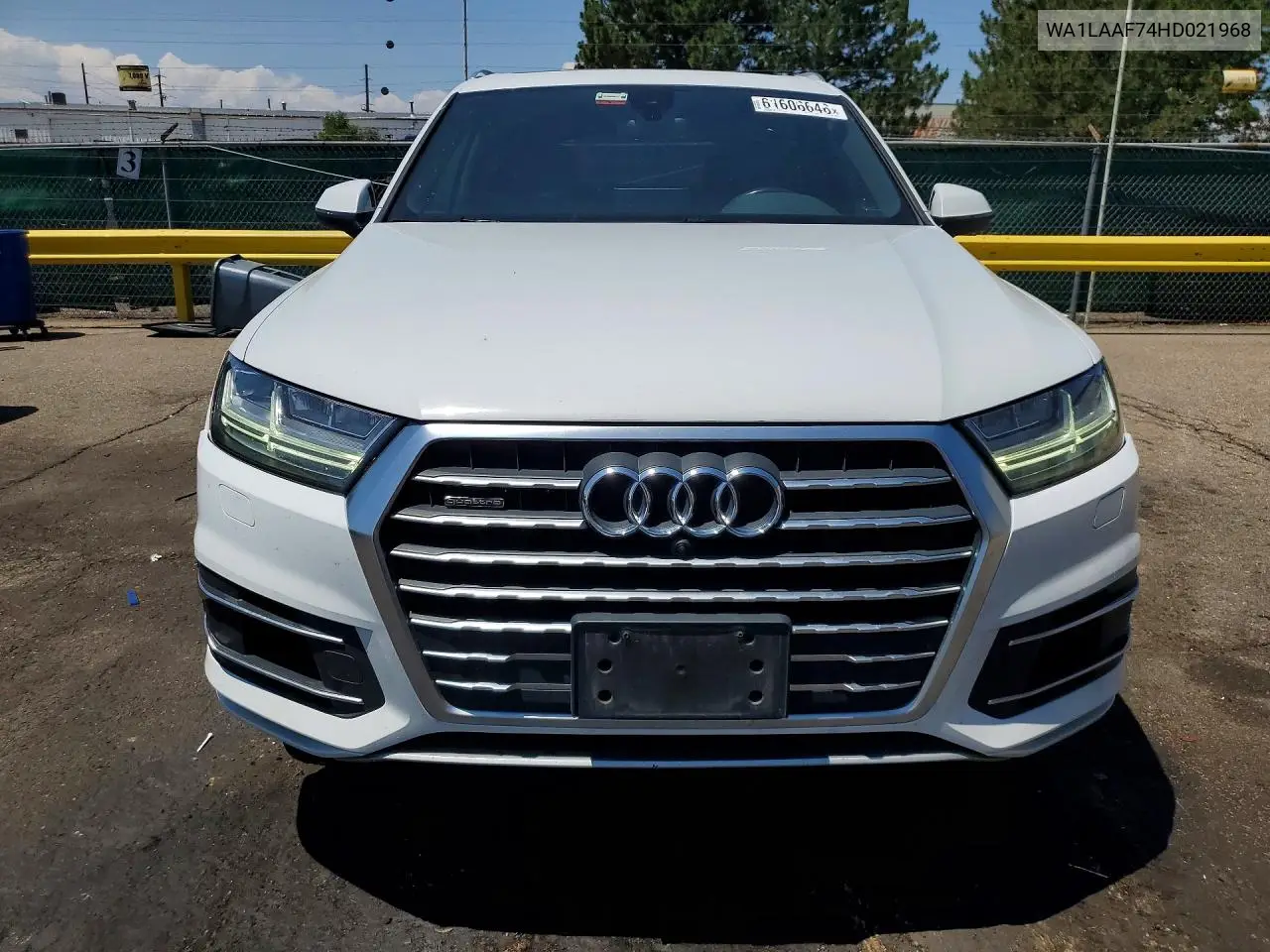 2017 Audi Q7 Premium Plus VIN: WA1LAAF74HD021968 Lot: 61606646