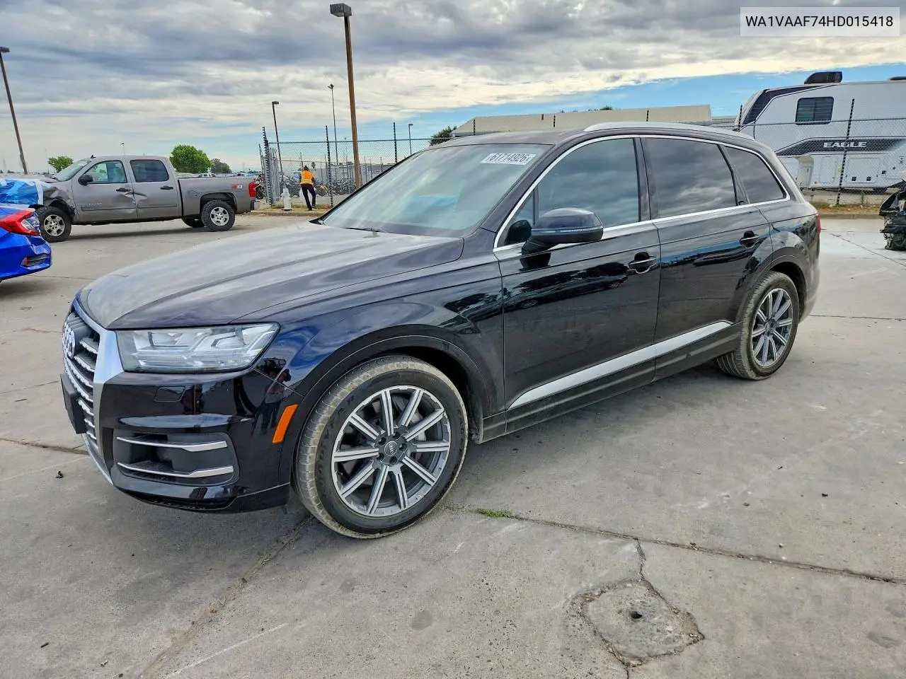 2017 Audi Q7 Prestige VIN: WA1VAAF74HD015418 Lot: 61714926