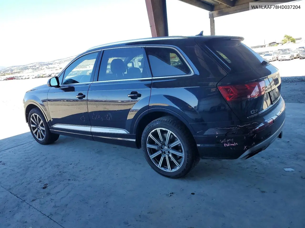 2017 Audi Q7 Premium Plus VIN: WA1LAAF78HD037204 Lot: 61808916
